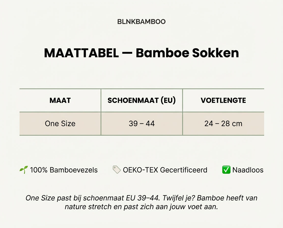 Bamboo Ankle Sokken — Zacht & Ademend voor Gevoelige Huid