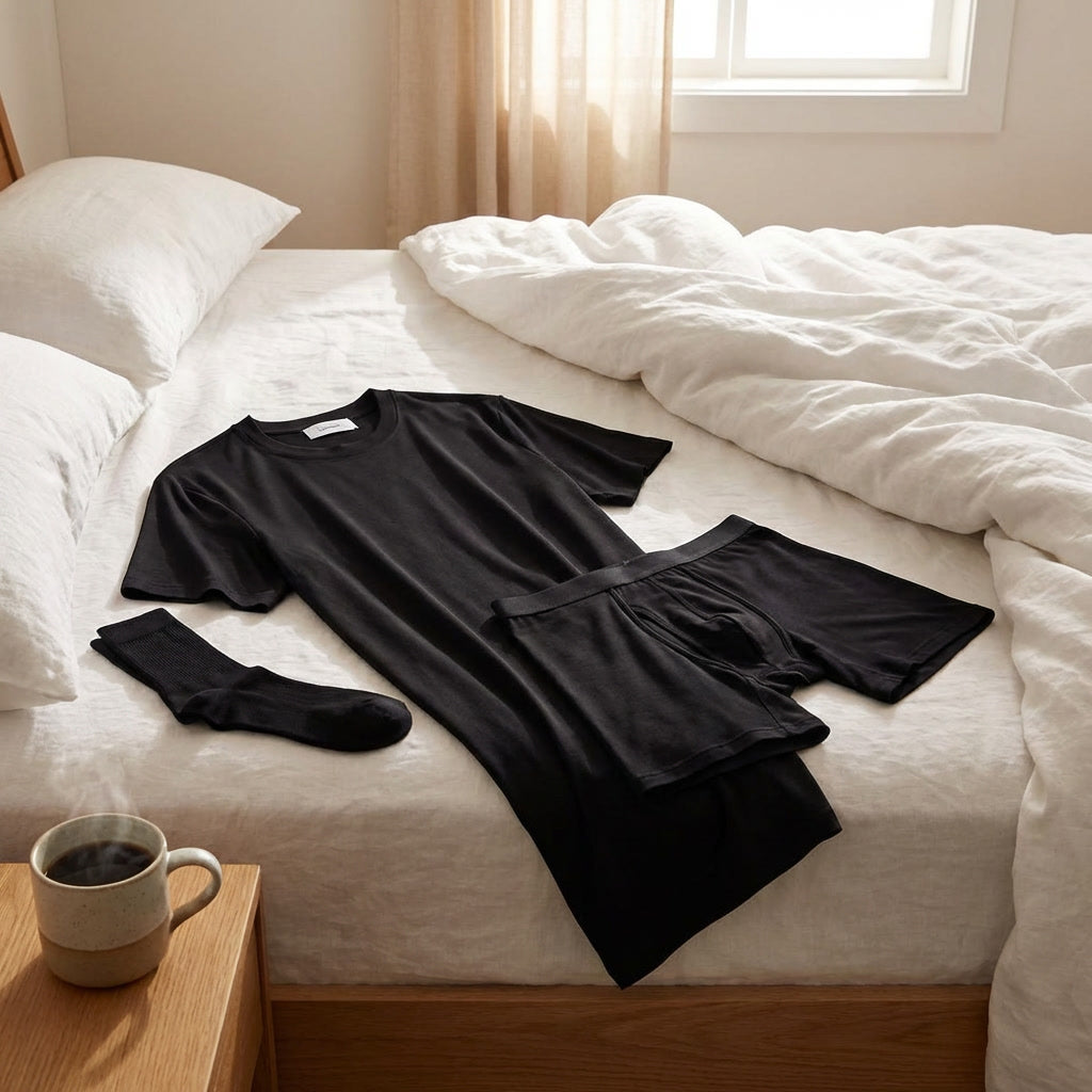 Comfort Pack Heren — T-Shirt + Boxer + Sokken