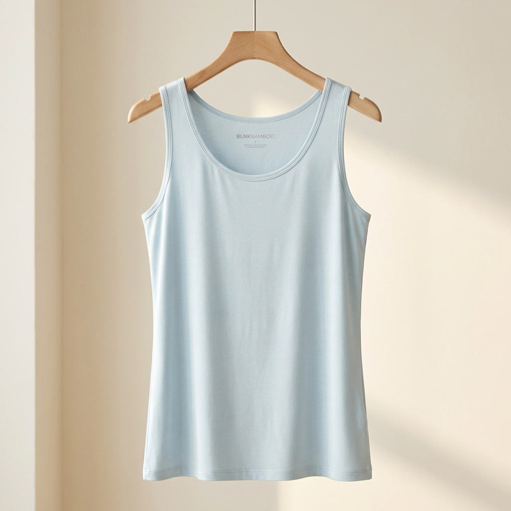 Bamboo Tank Top Dames — Ultra Zacht & Luchtig voor Gevoelige Huid