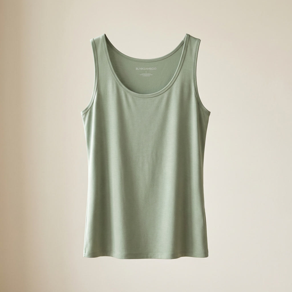 Bamboo Tank Top Dames — Ultra Zacht & Luchtig voor Gevoelige Huid