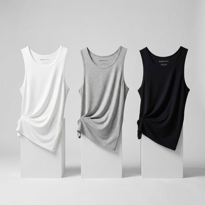 Bamboo Tank Top Heren — Zacht & Ademend voor Gevoelige Huid