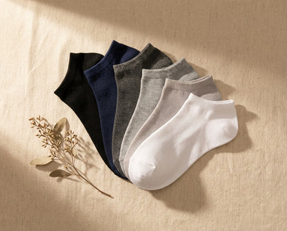 Bamboo Ankle Sokken — Zacht & Ademend voor Gevoelige Huid