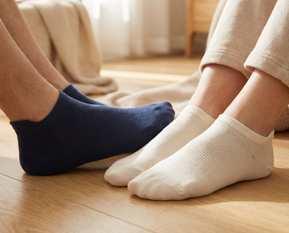Bamboo Ankle Sokken — Zacht & Ademend voor Gevoelige Huid