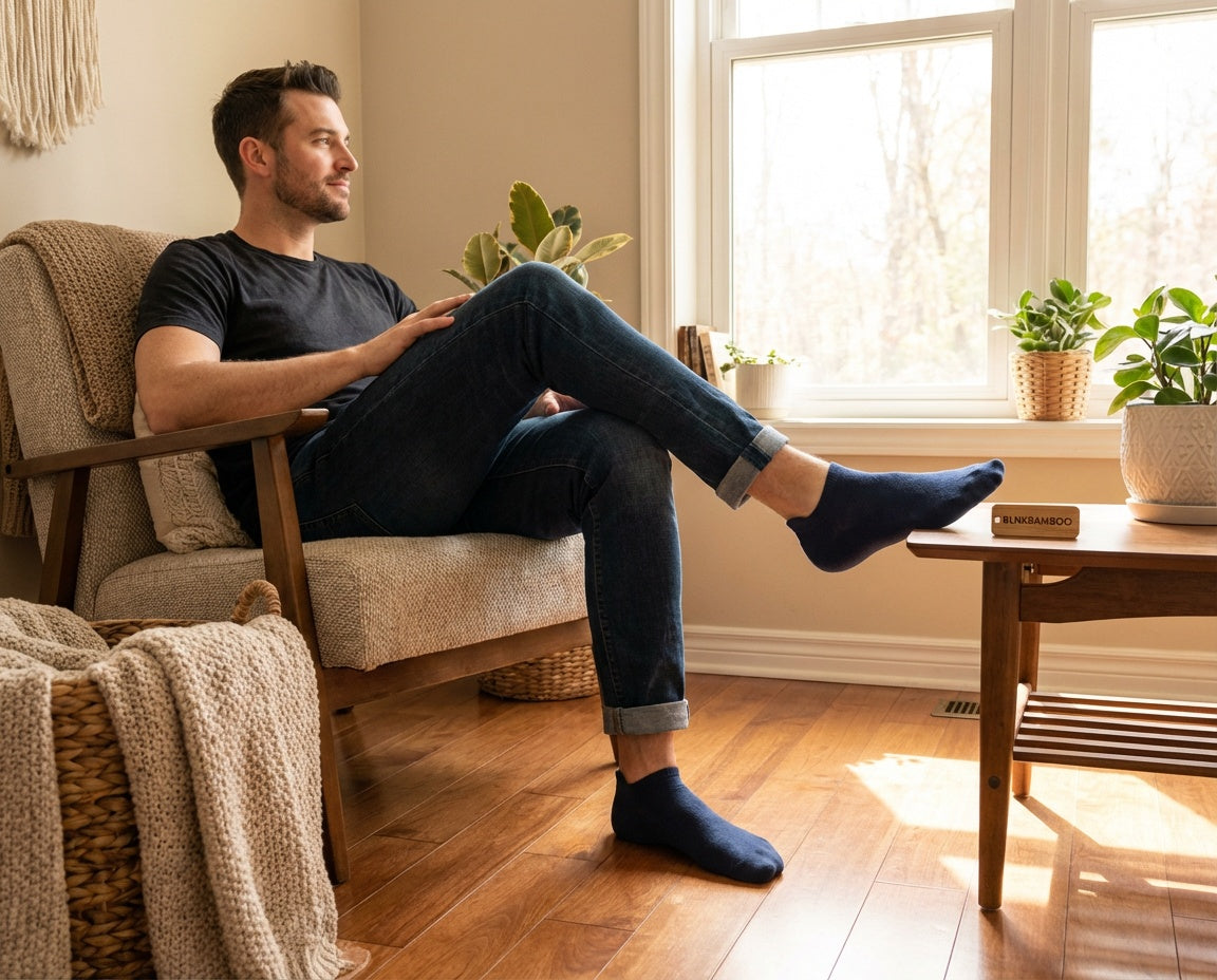 Bamboo Ankle Sokken — Zacht & Ademend voor Gevoelige Huid