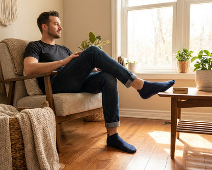 Bamboo Ankle Sokken — Zacht & Ademend voor Gevoelige Huid