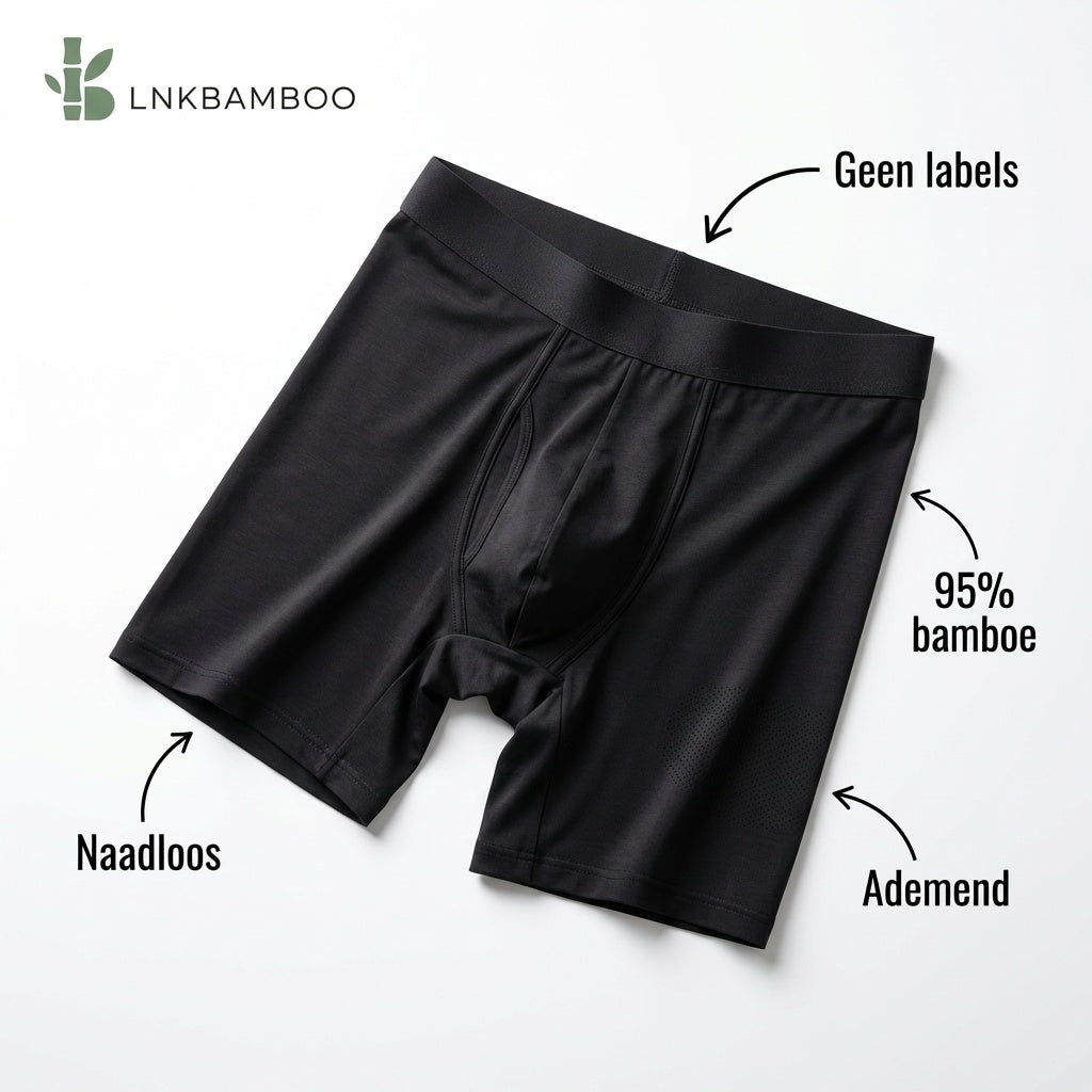 Naadloze Bamboe Boxers — Nul Irritatie